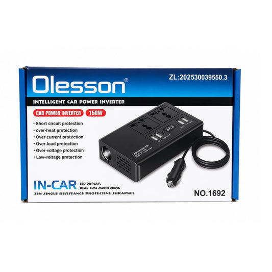 Inversor de corriente para carro 150 W