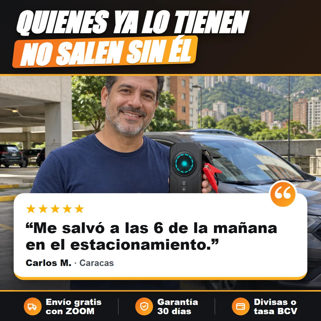 Clienta con su arrancador
