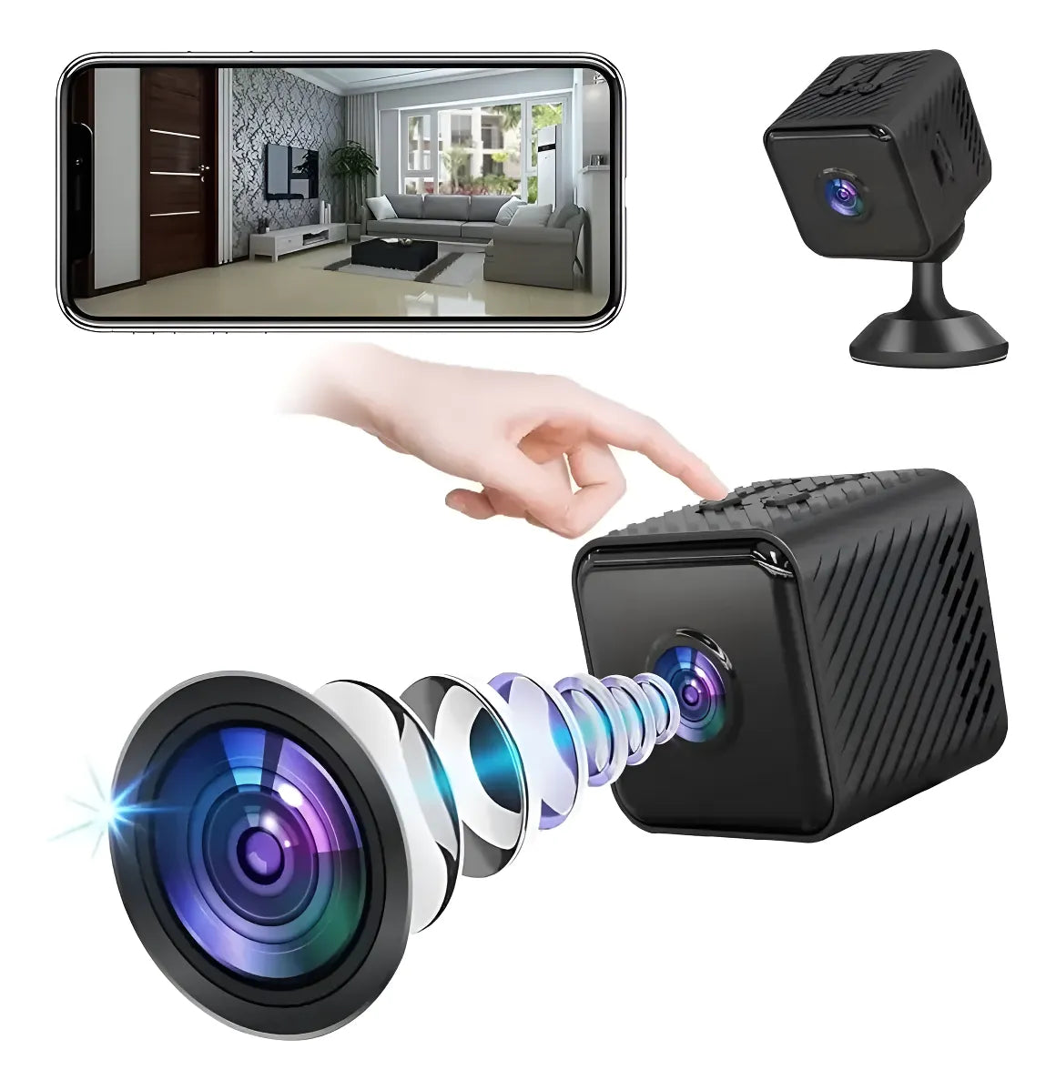 Mini Cámara WiFi: Vigila lo que más te importa desde tu celular