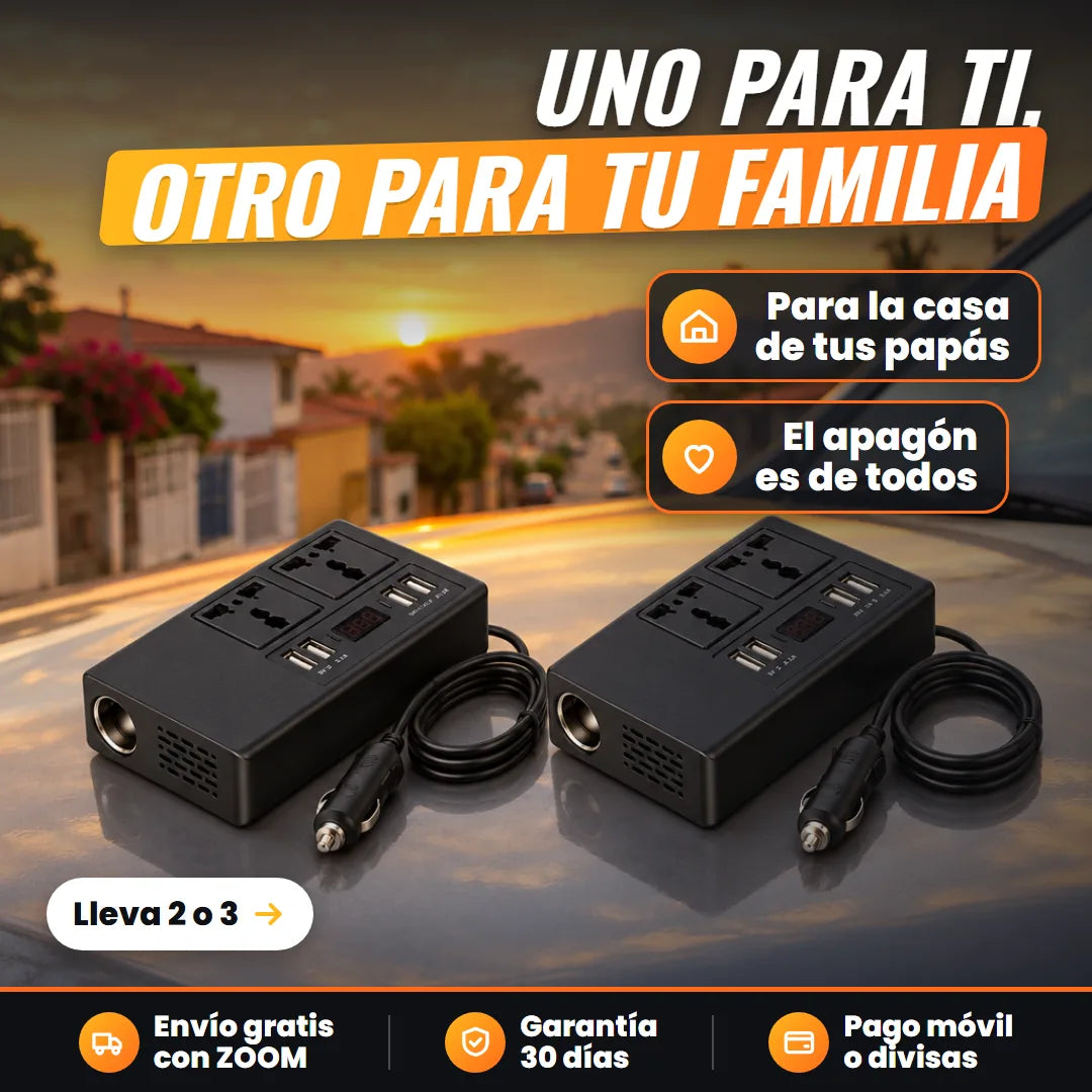 Dos inversores, uno para ti y otro para tu familia