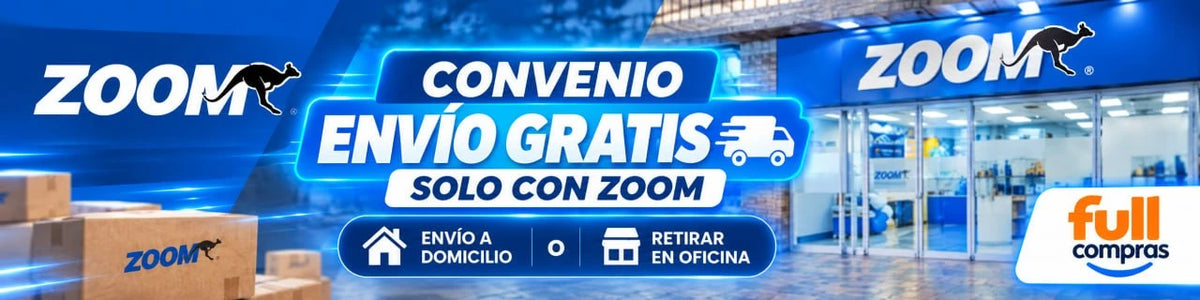 Envío gratis con ZOOM a domicilio o retiro en oficina